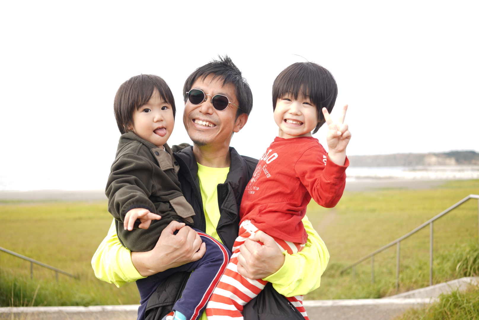 パパと2人の息子